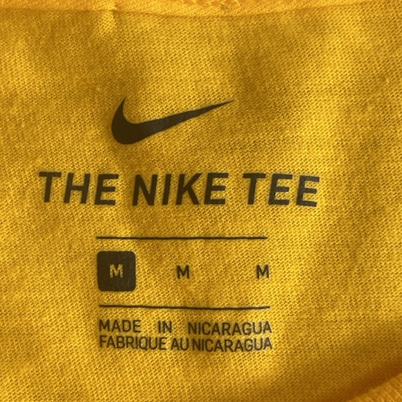 NWT Unisex Medium Nike Gold Baylor Bears Country T Shirt - Picture 5 of 8